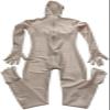 Handmade Fleshcolor Latex Full Bodysuits 3D Breast Catsuit with Hood Gloves Toes Socks,Light Pink-Female,XXL view 2