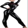 Black Latex Catsuit Open Breast Rubber Fetish Bodysuit Latex Jumpsuit Adult Sexy Costume,Others Color,Customise view 1