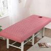 Highdi Massage Bed Cover With Face Hole, Washable Massage Bed Sheet Cover Beauty Massage SPA Couch Cover Elastic Cord Edge All-Round Wrap for 80cm or Less Beauty Bed (70x180cm,Rose) view 1