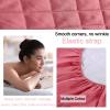 Highdi Massage Bed Cover With Face Hole, Washable Massage Bed Sheet Cover Beauty Massage SPA Couch Cover Elastic Cord Edge All-Round Wrap for 80cm or Less Beauty Bed (70x180cm,Rose) view 4