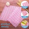 100 Sheets Food Grade Wrap Paper, Waterproof Food Wrapping Grease Proof Paper Sheets Food Wrapping Liners Sandwich Cake Wrappers (Pink) view 3