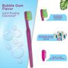 READYBRUSH JR 30 Reusable Prepasted Kids Toothbrushes with Bubblegum Flavor Toothpaste in the bristles- Bulk Toothbrushes Individually Wrapped - Travel Toothbrush for School, Camp, etc Made in the USA view 2