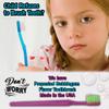 READYBRUSH JR 30 Reusable Prepasted Kids Toothbrushes with Bubblegum Flavor Toothpaste in the bristles- Bulk Toothbrushes Individually Wrapped - Travel Toothbrush for School, Camp, etc Made in the USA view 4