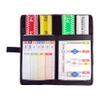 NHS Ten Second Triage Pack - (Casualty Labelling Following triage) - Pack which Holds 5 of Each Slap Band and Two PVC triage info Cards (Bottle Green) view 1