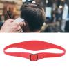 Band DIY Self Haircut System for Hair Clipper, Neckline Trimming Template, Adjustable Curved Silicone Hair Trimming Guide for Children Adults, Hair Cutting Guide Tool for Men(Red) view 3