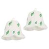 FOMIYES 2pcs Felt Sauna Hat for Women Reusable Portable Home Sauna Caps Water Absorbing Showering Hats view 1