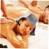FOMIYES 2pcs Felt Sauna Hat and Bathing Mat for Women Breathable Shower Cap Comfortable Heat for Sauna Room view 3