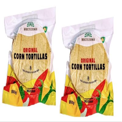 2 x 800g Genuine Mexican Tortillas Vegan Nixtamal, Vegan, Gmo-Free, Gluten Free