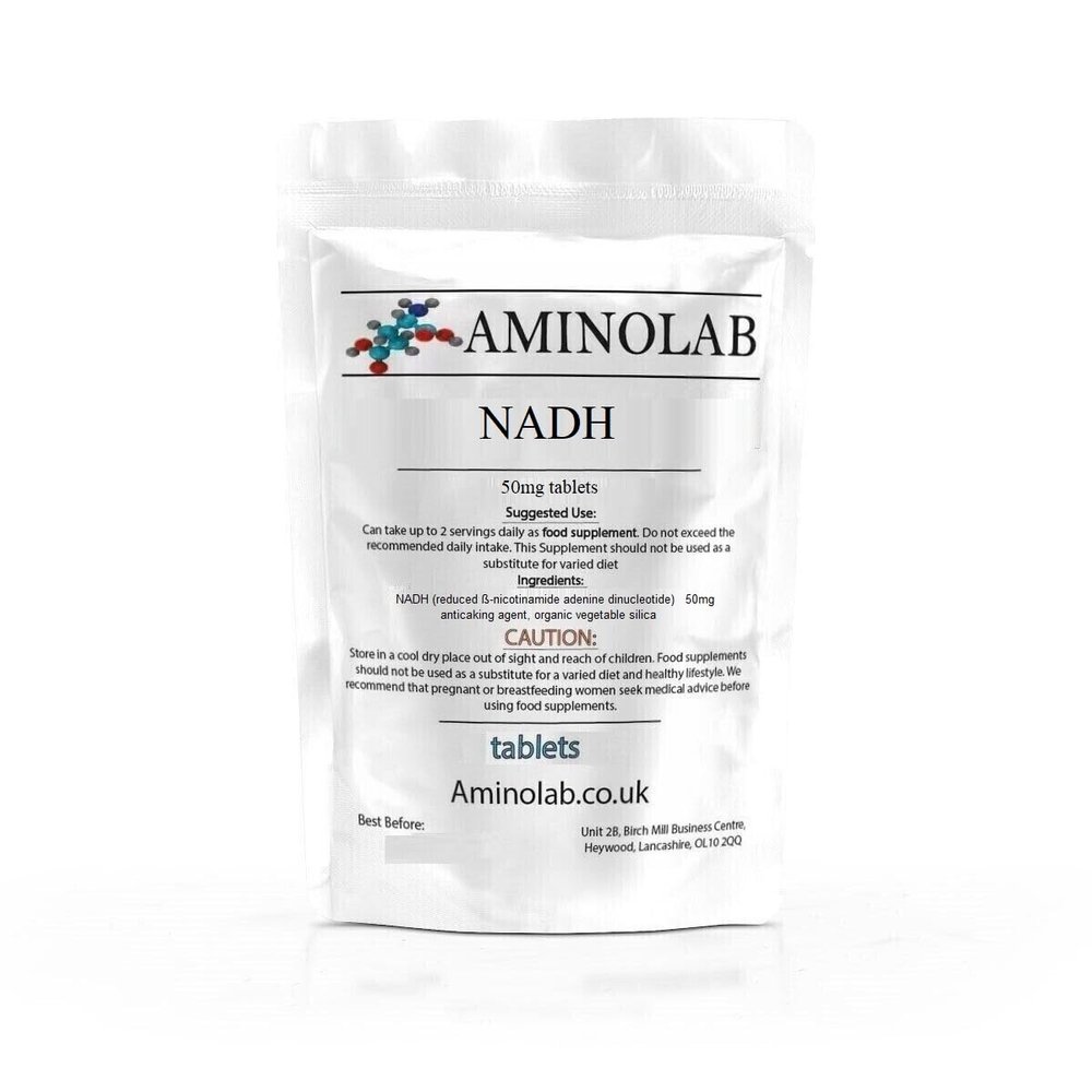 Aminolab - High Strength NADH 50mg 120 Tablets