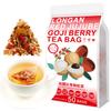 Plant Gift 50 cups Longan Goji Berry Tea Bags ( GUI YUAN HONG ZAO GOU QI CHA) Dried Longan, Wolfberry, Rose, 10.58oz (6g*50bags / 300g) Combination of Floral Tea view 1