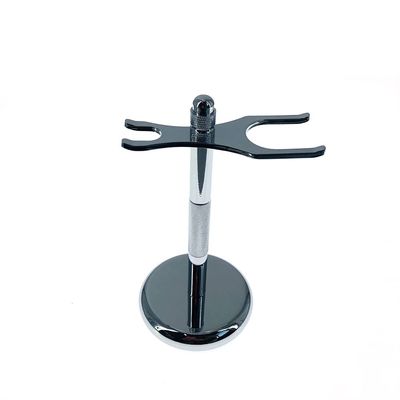 Razor Holder Practical Men's Razor Brush StandsStainless Steel Stand Shaving Brush HolderFashion Male 15cm Razor Rack Brush Travel Set