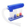 Deep Breathing Lung Exerciser, Deep Breathing Exerciser, 3 Color Coded Balls Breath Exercise Measurement System for Lung Recovery Training and Postoperative Transparent Durable Design view 1
