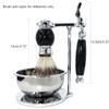 Razor Holder Practical Men's Razor Brush Standsunique Design Heavyweight Manual Shaving Brush Holdersoap Mug Bowl Boyfriend Husband Gift Set view 3