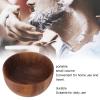 Shaving Lather Bowl, Wooden Shaving Soap Bowl, Shaving Bowl with Large Capacity Portable Foaming Wood Shave Soap Container for Men Barber Shop view 2