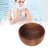 Shaving Lather Bowl, Wooden Shaving Soap Bowl, Shaving Bowl with Large Capacity Portable Foaming Wood Shave Soap Container for Men Barber Shop view 3