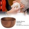 Shaving Lather Bowl, Wooden Shaving Soap Bowl, Shaving Bowl with Large Capacity Portable Foaming Wood Shave Soap Container for Men Barber Shop view 4