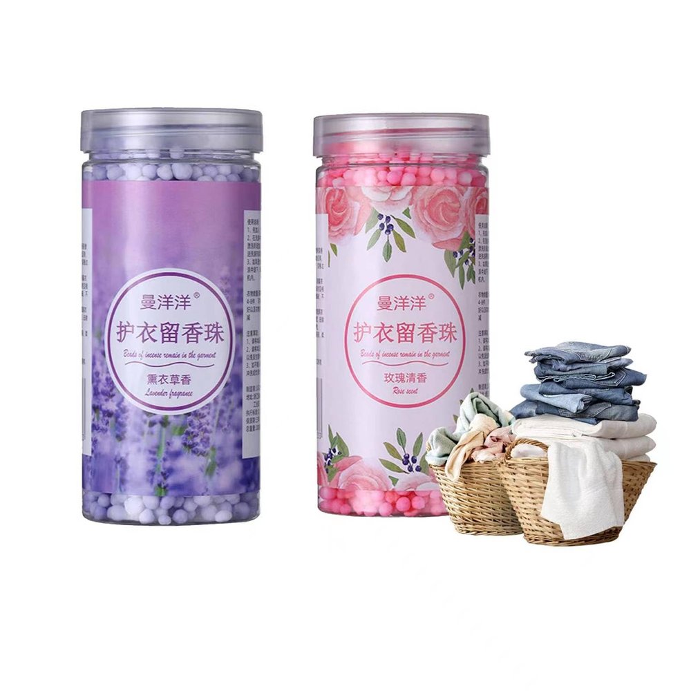 Laundry Scent Booster Beads, 2PCS Laundry Perfume Beads For Clothes, In-Wash Scent Booster Beads, Fragrance Booster Beads For Washer, Fragrance Laundry Beads, Laundry Freshener Beads For Fabrics