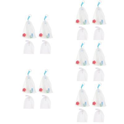 minkissy Sets Foaming Soap Net Bag Hanging Hole Maker Cup Loofah Sack Exfoliating Cleansing Net for Bar Pcs