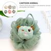 FRCOLOR 12pcs Shower Foaming Balls Bath Balls for Boys and Girls Cartoon Design for Bath Sensory Toys and Boys and Girls Wash Hanging Ropes Included view 2