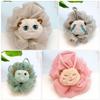 FRCOLOR 12pcs Shower Foaming Balls Bath Balls for Boys and Girls Cartoon Design for Bath Sensory Toys and Boys and Girls Wash Hanging Ropes Included view 4