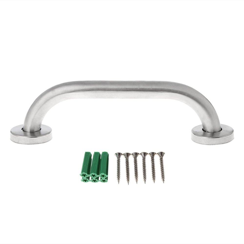 CSSHNL Bathroom Armrest Bathroom Shower Tub Hand Grip Stainless Steel Safety Toilet Support Rail Disability Aid Grab Bar Handle Bathroom Grab Bar