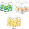 10 Pcs 30ml Pill Containers, Portable Pill Bottles with 13 Stickers, Reusable Travel Bottles with White Screw Cap Lids view 4