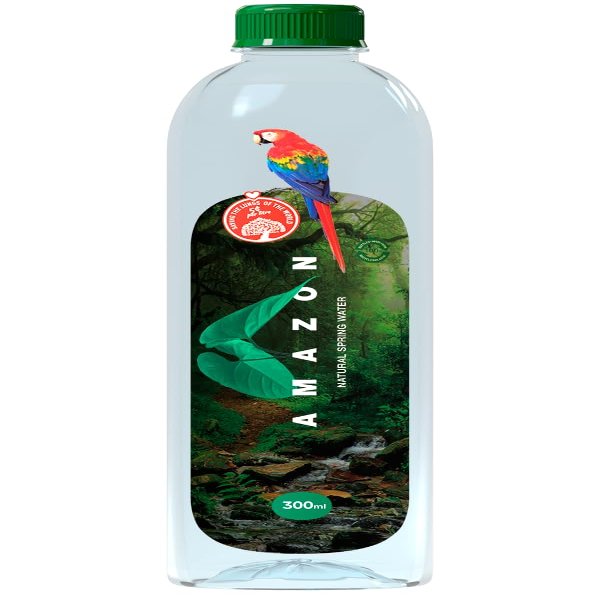 Amazon Natural Spring Water Bottles, 300ml (Pack Of 16)