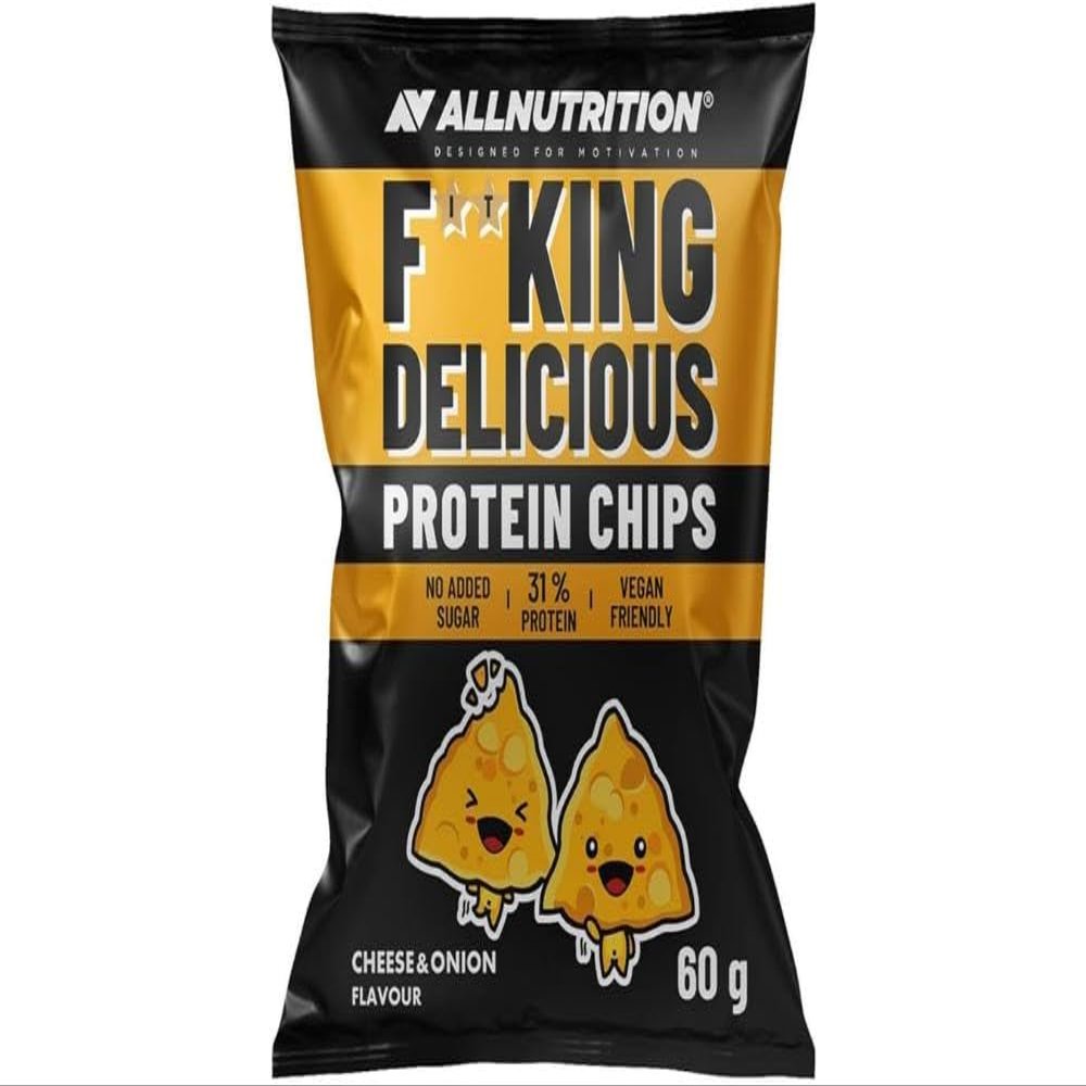 Allnutrition Fitking Delicious Protein Chips Cheese & Onion 60G