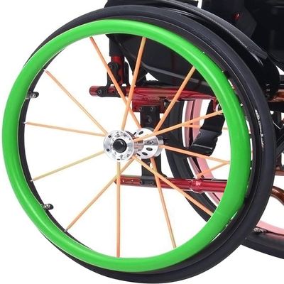 Wheelchair Handrim Covers, 22/24-Inch Silicone Wheelchair Push Rim Covers,1 Pair Non-Slip Wear-Resistant Hand Push Cover, Wheelchair Rear Wheel Cover for Improve Grip and Traction (Color : C, Size :