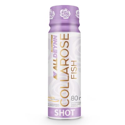 ALLNUTRITION Alldeynn Collarose Fish Shot, Orange Cherry, 80 ml, Collagen, Beauty & Joint Health Supplement
