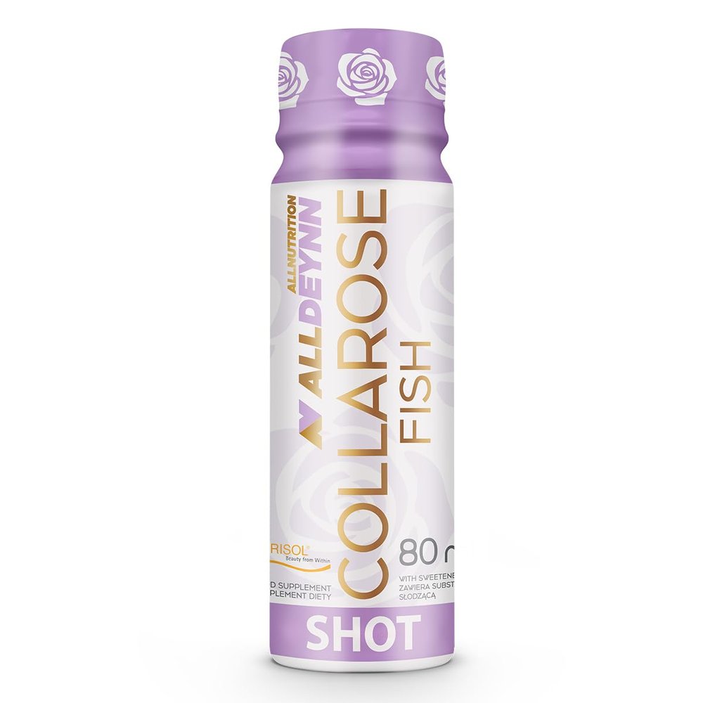 ALLNUTRITION Alldeynn Collarose Fish Shot, Orange Cherry, 80 ml, Collagen, Beauty & Joint Health Supplement
