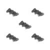 5 Set of 3Pieces Hair Clipper Limit Combs 32mm 38mm 51mm Cutting Guard Attachment Gray, Grey