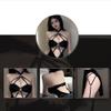 SINMIUANIME Sexy Cosplay for Women Cheongsam Lingerie Costume Anime Babydoll Suit Chinese Style Qipao Dress (9818Black) view 2