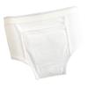 2 Set of Washable Absorbency Incontinence Aid Cotton Underwear Briefs for Men M, White view 3