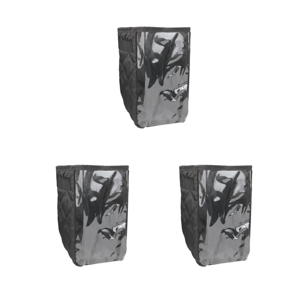 3 Set of Electric Wheelchair Control Panel Cover Rain Cover Wheel Chair Accessories Black, 15.5x14.5x25 cm