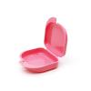 50 Pack Dental Orthodontic Retainer Box Denture Storage Container Mouth Guard Box with Vent and Hinged Lid (Color : Pink - 50pcs) view 1
