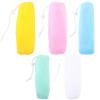 minkissy 2sets Lathering Soap Pouch Bag Bubble Red Yellow Green Blue Easy to Clean Your Skin 5pcs*2 view 1