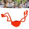 Focket Nose Cover, Thread Noses Warmer Comfy Wear Breathable Standard Desgin Portable for Playing (Red) view 2