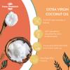 Pure Organic Extra Virgin Coconut Oil 3 Litre - Ideal for Cooking, Baking, Skin, & Hair Care! view 3