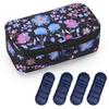 ALLCAMP Insulin Cooler Travel Case, Portable Insulin Cooler for Diabetics, with 4 Cool Bag Small, Insulated Lining and Pen Compartment (Purple) view 1