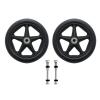 2Pcs 6/7/8in Wheelchair Caster Universal Front Wheel Replacement Solid Tire Wheel Wheelchairs Accessories view 1