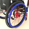 22/24-Inch Silicone Wheelchair Push Rim Covers, Non-Slip Wear-Resistant Hand Push Cover, Wheelchair Rear Wheel Cover for Improve Grip and Traction (Color : D, Size : 24 inches) view 1
