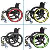 22/24-Inch Silicone Wheelchair Push Rim Covers, Non-Slip Wear-Resistant Hand Push Cover, Wheelchair Rear Wheel Cover for Improve Grip and Traction (Color : D, Size : 24 inches) view 3