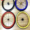 24inch Rear Wheel Sports Wheelchair Cover, Colorful Wheelchair Push Rim Covers, Improve Grip And Traction, Wheelchair Rear Wheel (Color : D) view 2