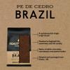 Roastworks Brazil Coffee Ground Pack of 3, 200g  Espresso Ground Coffee Produced on Pe De Cedro Farm  Speciality Brazilian Coffee with Notes of Chocolate, Macadamia Nut and Peanut Butter view 3