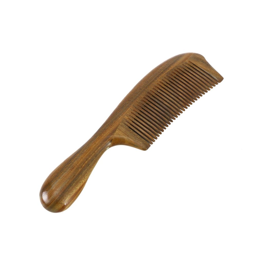 Beavorty Sandalwood Comb Wooden Hair Beard Care Close Teeth for Scalp Massage Natural Sandalwood Handle for Hairdressing Combs and Gentle Styling