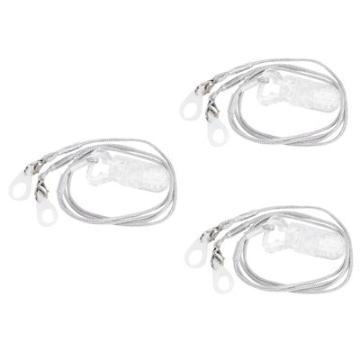 Mobestech 3sets Hearing Aids Clip for Seniors Portable Bte Hearing Amplifiers Holder Rope Lanyard Secure Strap for Daily Use