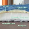 LXJDDLD Massage Mattress Pad,Mattress Topper with Breath Hole for Sofa Bed,Memory Foam Mattress Topper for Massage Table,Massage Accessories Protective Pad with Square Head,Pink,60x180cm 6cm view 2