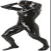 Sexy Full Body Adult Latex Rubber Catsuit Hood for Men and Women Unisex Latex Suit Bodysuit,Black,Man-M view 1