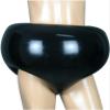 Handmade Black Inflatable Latex Underpants Rubber Swimsuit Briefs Inflate Shorts,Purple,XL view 2